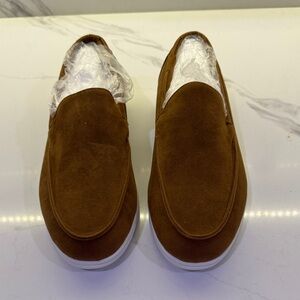Brown Suede Men's Loafers